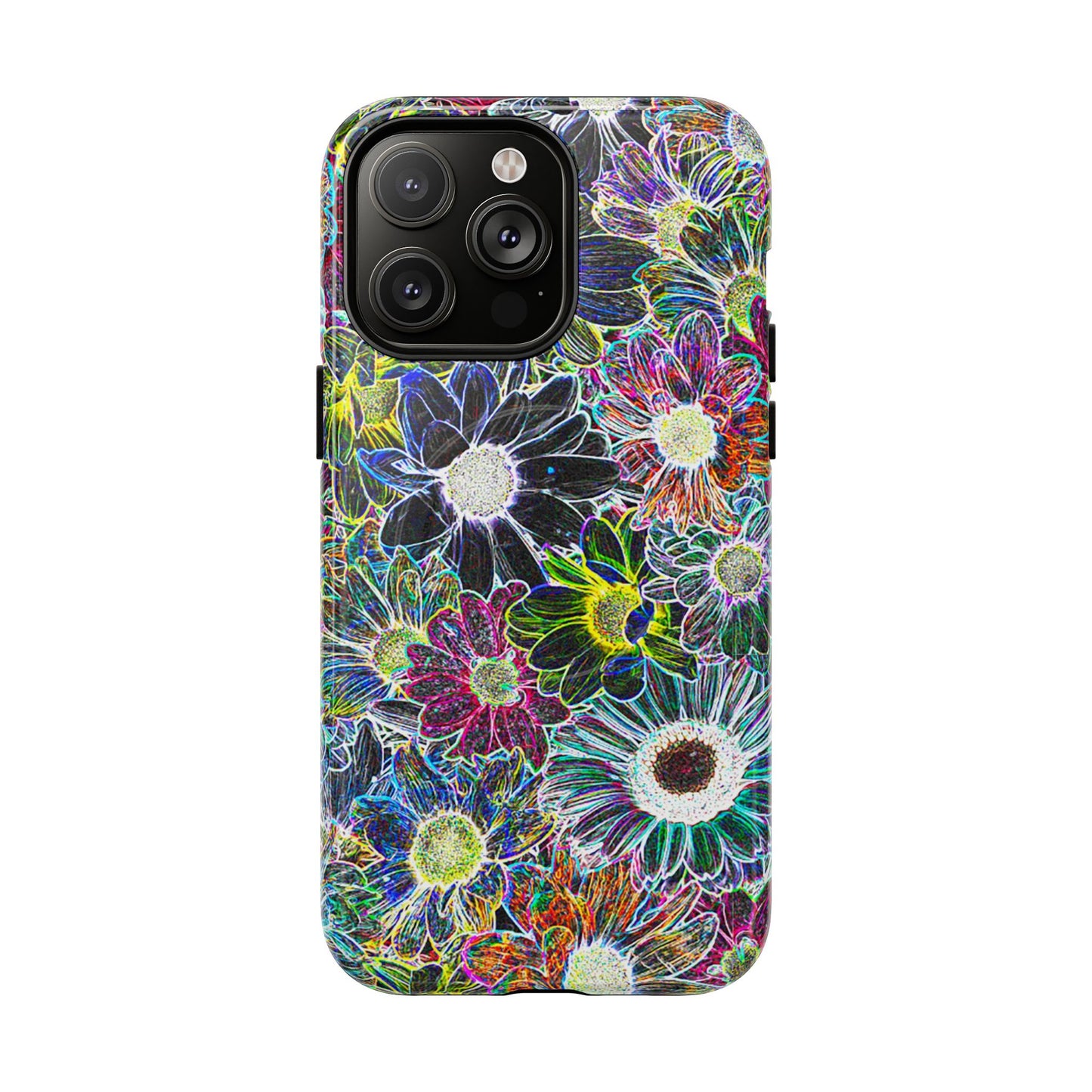 Neon Florals Magnetic Phone Case