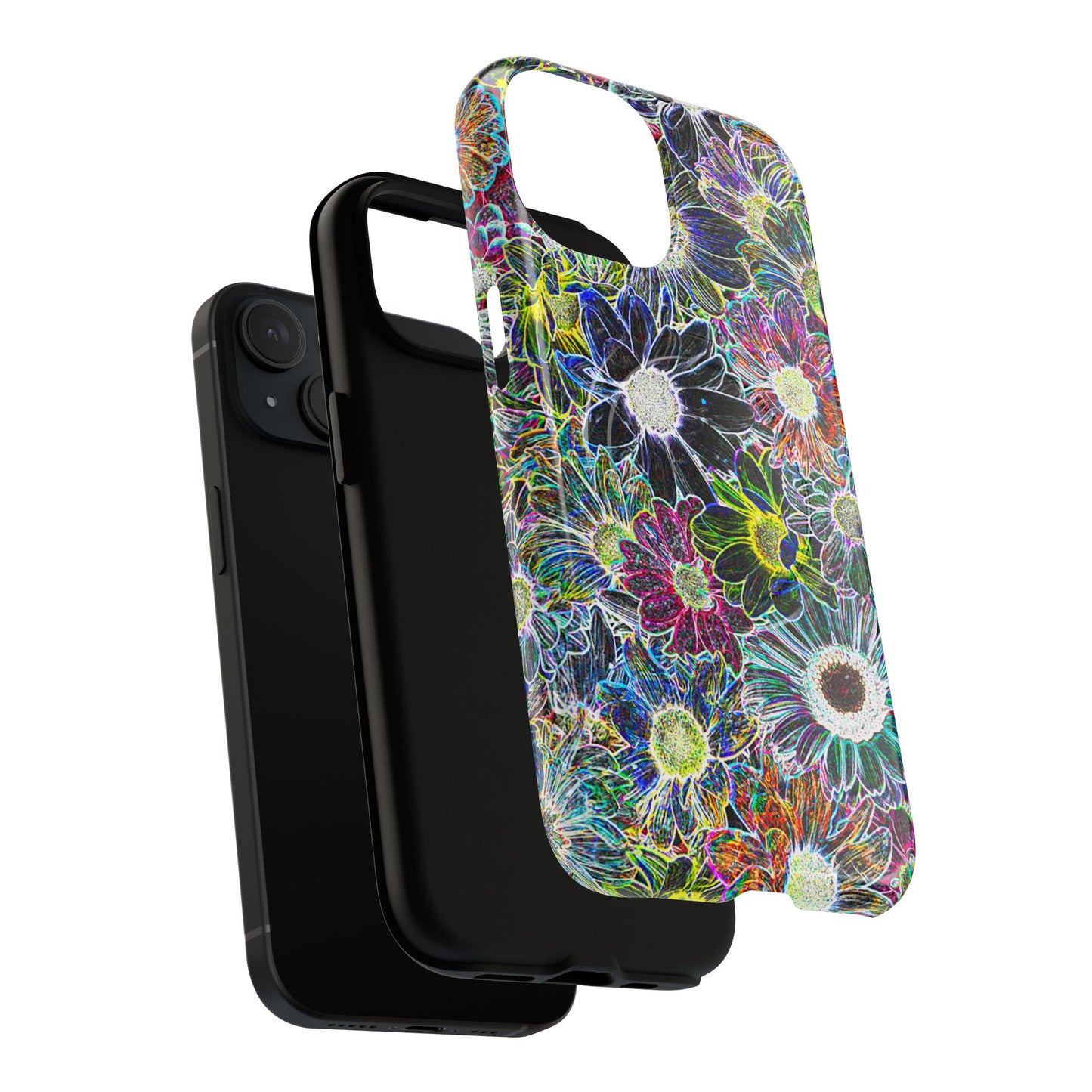 Neon Florals Magnetic Phone Case