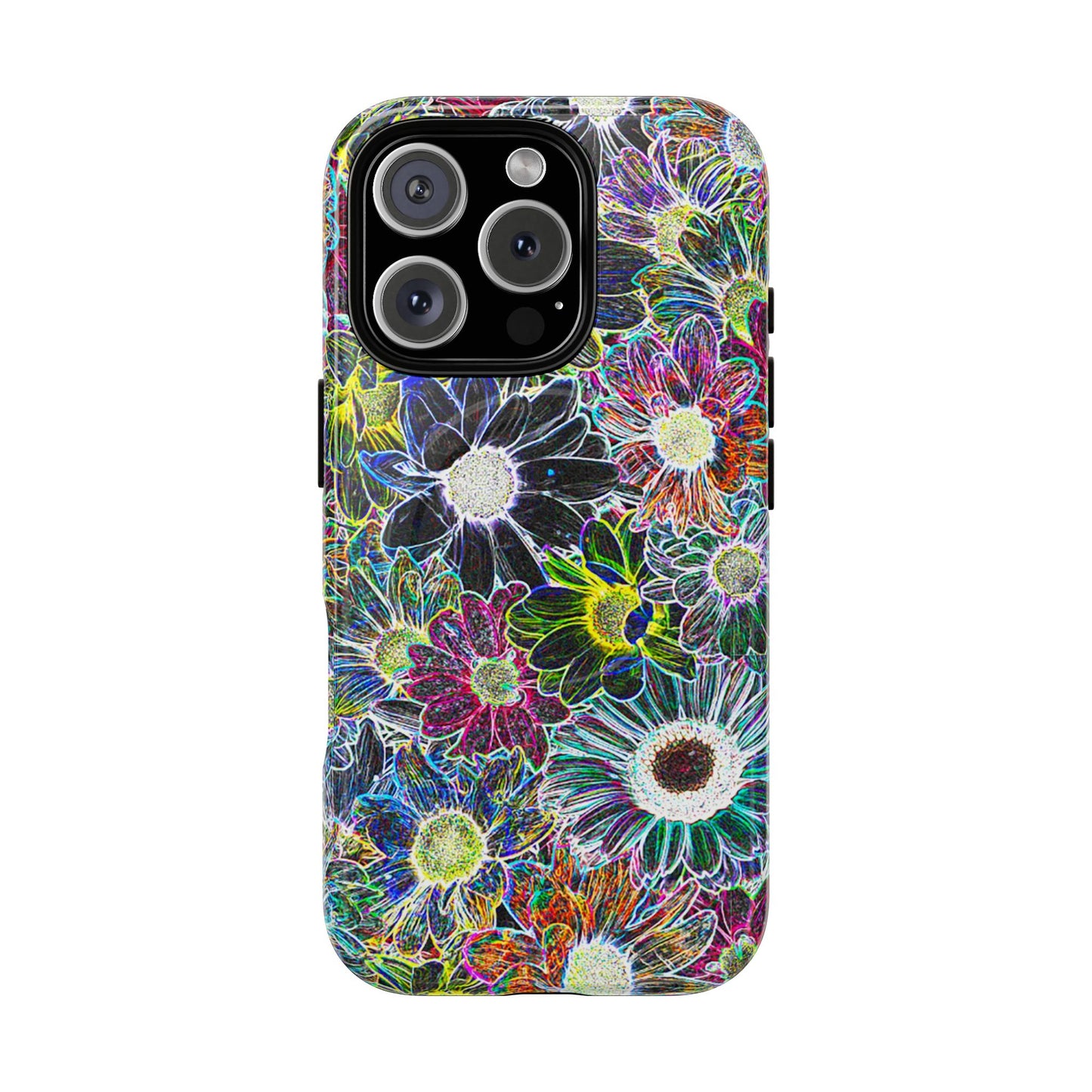 Neon Florals Magnetic Phone Case