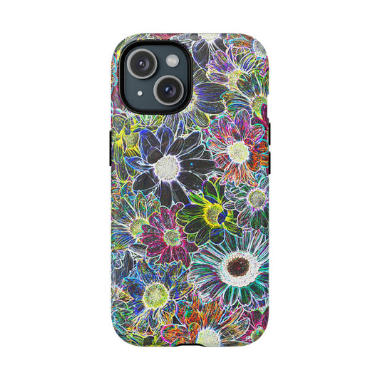 Neon Florals Magnetic Phone Case