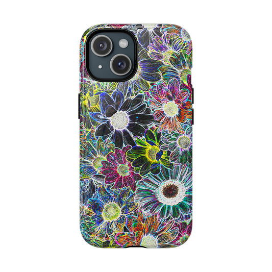 Neon Florals Magnetic Phone Case