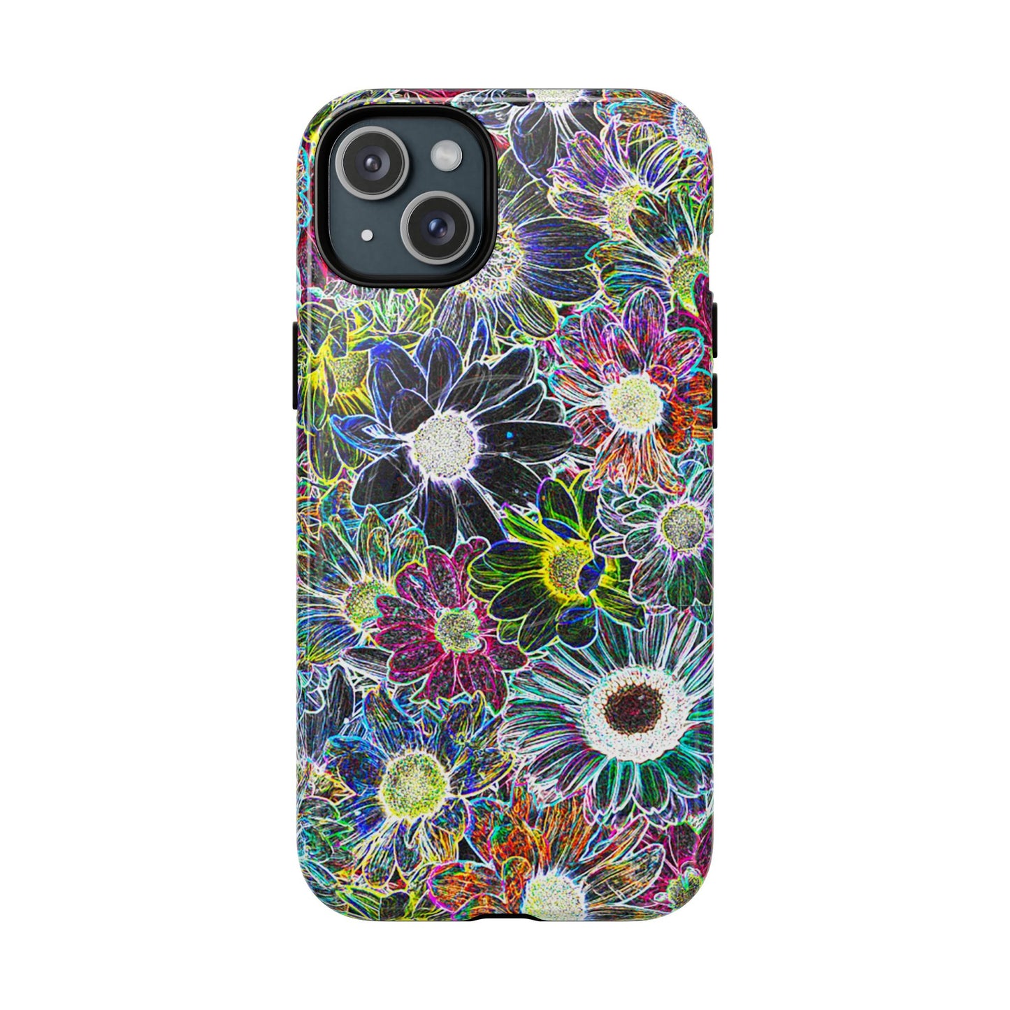 Neon Florals Magnetic Phone Case