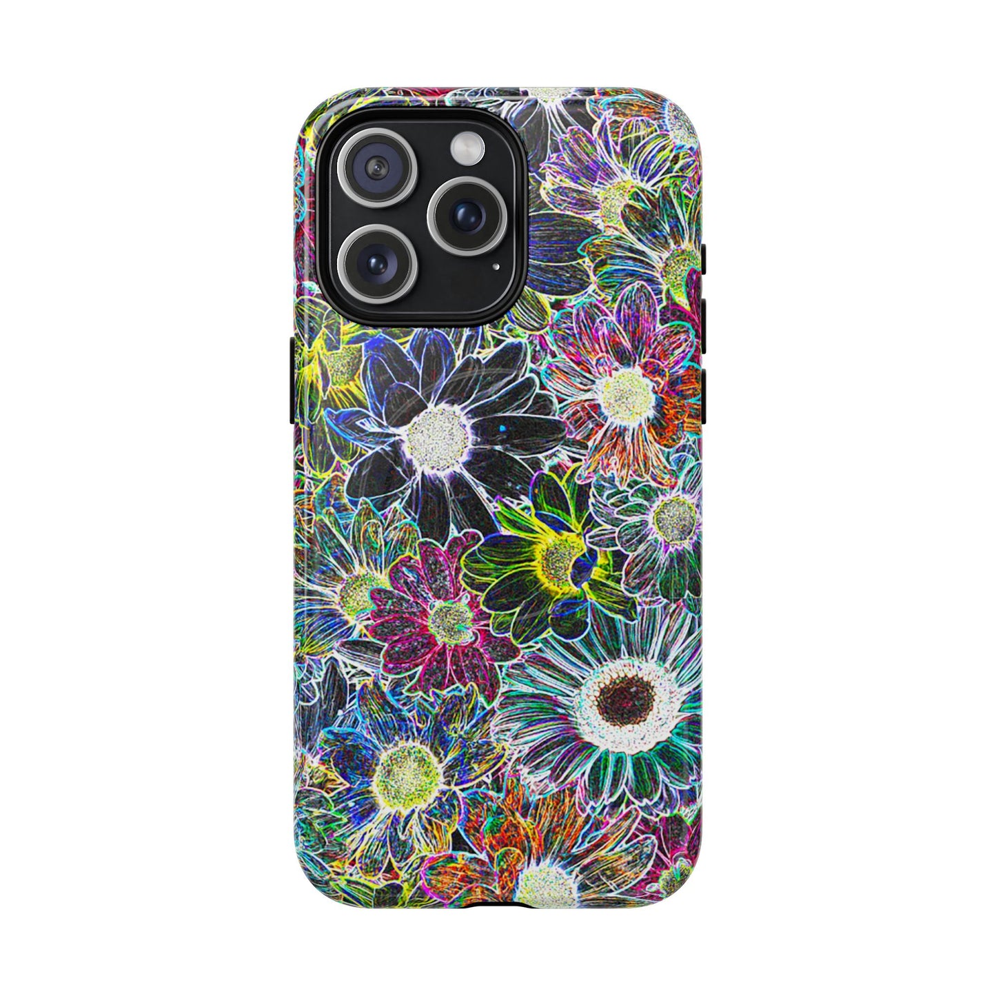 Neon Florals Magnetic Phone Case