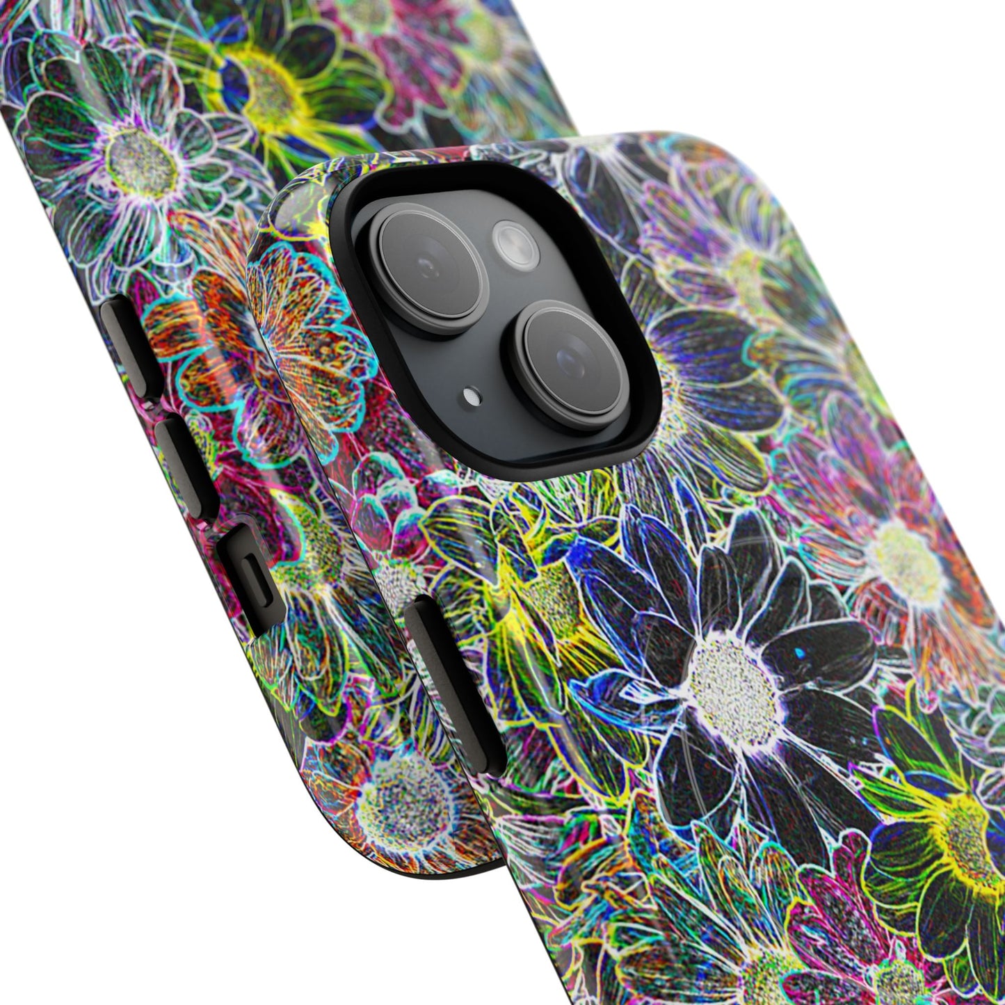 Neon Florals Magnetic Phone Case